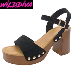 KYNA-07 WHOLESALE WOMEN'S HEEL CLOG SANDALS