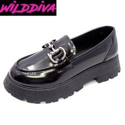 KYOTO-08 WOMEN'S CASUAL LOAFER SHOES (PU)