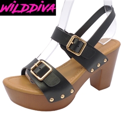 KYRIE-47 WHOLESALE WOMEN'S HEEL CLOG SANDALS