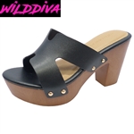 KYRIE-51 WHOLESALE WOMEN'S HEEL CLOG SANDALS