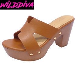 KYRIE-51 WHOLESALE WOMEN'S HEEL CLOG SANDALS