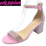 LARINA-29P WHOLESALE WOMEN'S LOW HEEL SANDALS