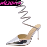 LEO-03 WHOLESALE WOMEN'S SLINKY STYLE HIGH HEEL SANDALS ***LOW STOCK