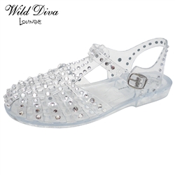 *SOLD OUT*LISA-01 WHOLESALE WOMEN'S JELLY FLATS