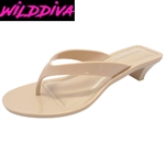 LUMOS-01 WHOLESALE WOMEN'S JELLY KITTEN HEEL SANDALS