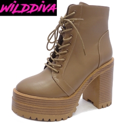 MANILA-04  WHOLESALE WOMEN'S LUG SOLE ANKLE BOOTS