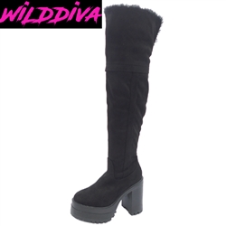 MANILA-05 WHOLESALE WOMEN'S LUG SOLE BOOTS (SUEDE)