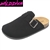 MATCHA-07 WHOLESALE WOMEN'S FASHION FOOTBED CLOG SANDALS (NUBUCK)