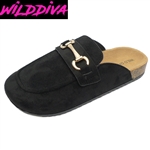 MATCHA-68 WHOLESALE WOMEN'S FASHION FOOTBED CLOG SANDALS