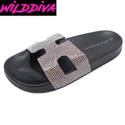 MATTY-223A WHOLESALE WOMEN'S FASHION FOOTBED SANDALS