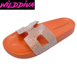 MATTY-223A WHOLESALE WOMEN'S FASHION FOOTBED SANDALS