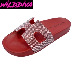 MATTY-223A WHOLESALE WOMEN'S FASHION FOOTBED SANDALS