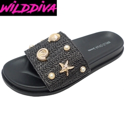 MELBANA-02 WHOLESALE WOMEN'S FOOTBED SANDALS