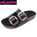 MICHIKO-99 WHOLESALE WOMEN'S FOOTBED SANDALS