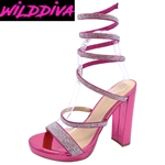 MORRIN-65 WHOLESALE WOMEN'S SLINKY STYLE HIGH HEEL SANDALS