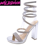 MORRIN-65 WHOLESALE WOMEN'S SLINKY STYLE HIGH HEEL SANDALS