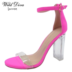 *SOLD OUT*MORRIS-402 WHOLESALE WOMEN'S LUCITE HIGH HEELS