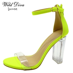 *SOLD OUT*MORRIS-402 WHOLESALE WOMEN'S LUCITE HIGH HEELS