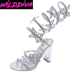 MORRIS-636 WHOLESALE WOMEN'S SLINKY BUTTERFLY STYLE HIGH HEELS (NUBUCK)