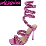 NARALA-40 WHOLESALE WOMEN'S SLINKY STYLE HIGH HEEL SANDALS