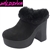 OSLO-08 WHOLESALE WOMEN'S GUM HIGH HEEL MULES