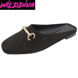 PAISLEY-01 WOMEN'S CASUAL FLAT MULES