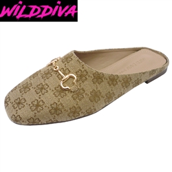 PAISLEY-01 WOMEN'S CASUAL FLAT MULES