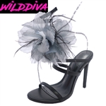 PARIS-01 WHOLESALE WOMEN'S SLINKY STYLE FLORAL HIGH HEELS
