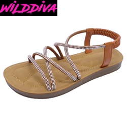 POLABUR-109 WHOLESALE WOMEN'S FOOT-BED SANDALS