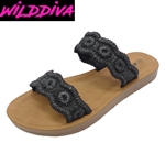 POLABUR-182 WHOLESALE WOMEN'S FOOT-BED SANDALS