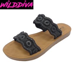 POLABUR-182 WHOLESALE WOMEN'S FOOT-BED SANDALS