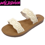 POLABUR-182 WHOLESALE WOMEN'S FOOT-BED SANDALS