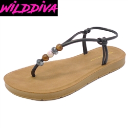 POLABUR-198 WHOLESALE WOMEN'S FOOT-BED SANDALS