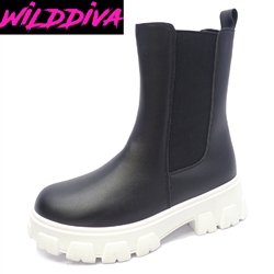 *SOLD OUT*PRESLEY-15 WHOLESALE WOMEN'S LUG SOLE CHELSEA BOOTS