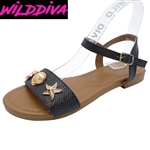 ROSE-132 WHOLESALE WOMEN'S FLAT SANDALS