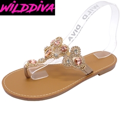 ROSE-88 WHOLESALE WOMEN'S FLAT SANDALS