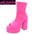 SKYY-07 WHOLESALE WOMEN'S DOUBLE PLATFORM SHOE BOOTIES ***LOW STOCK