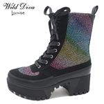 SOLDIER-26A WHOLESALE WOMEN'S LUG SOLE BOOTS ***VERY LOW STOCK