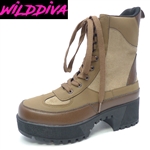 SOLDRA-01 WHOLESALE WOMEN'S LUG SOLE BOOTS ***VERY LOW STOCK