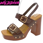 STORY-05 WHOLESALE WOMEN'S HEEL CLOG SANDALS