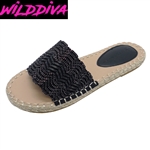 TAKANA-02 WHOLESALE WOMEN'S ESPADRILLE FLAT SANDALS