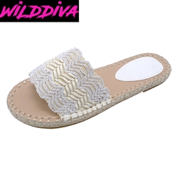 TAKANA-02 WHOLESALE WOMEN'S ESPADRILLE FLAT SANDALS