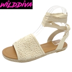 TAKANA-04 WHOLESALE WOMEN'S ESPADRILLE FLAT SANDALS