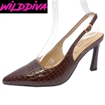 TATE-01 WHOLESALE WOMEN'S HIGH HEEL PUMPS (CROCO)
