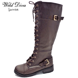 TIMBERLY-282 WHOLESALE WOMEN'S COMBAT BOOTS ***VERY LOW STOCK