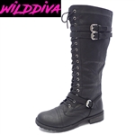 TIMBERLY-65A WHOLESALE WOMEN'S COMBAT BOOTS