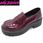 TIPPY-07 WHOLESALE WOMEN'S PLATFORM LOAFERS ***VERY LOW STOCK