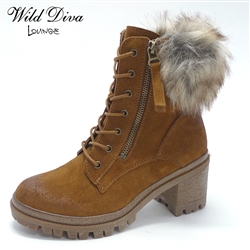 *SOLD OUT*UNO-01 WHOLESALE WOMEN'S LUG SOLE BOOTS *GENUINE SUEDE