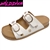 VDARA-03 WHOLESALE WOMEN'S FOOTBED SANDALS