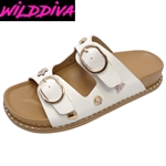 VDARA-03 WHOLESALE WOMEN'S FOOTBED SANDALS